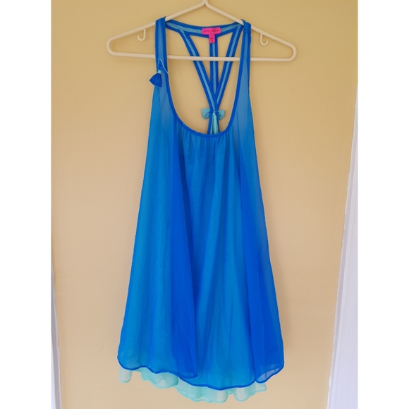 Betsey Johnson Tricot Babydoll Slip Nightie - Picture 2 of 13